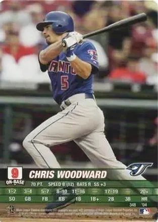 2004 MLB Showdown #348 - Chris Woodward - Toronto Blue Jays