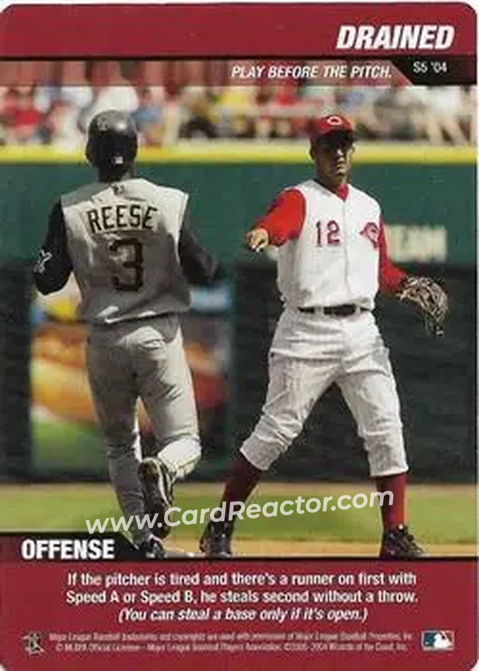 2004 MLB Showdown - Strategy #S5 - Drained - Front 2004 MLB Showdown - Strategy #S5 - Drained - Front