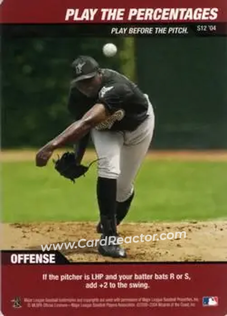 2004 MLB Showdown - Strategy #S12 - Play the Percentages - Florida Marlins - Front