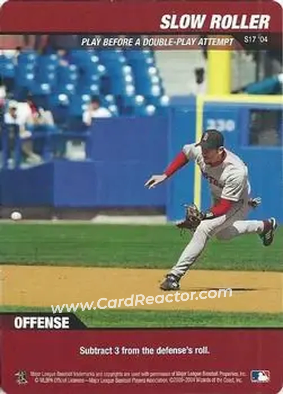 2004 MLB Showdown - Strategy #S17 - Slow Roller - Boston Red Sox - Front 2004 MLB Showdown - Strategy #S17 - Slow Roller - Boston Red Sox - Front