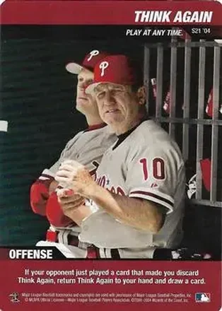 2004 MLB Showdown #S21 Strategy Think Again
