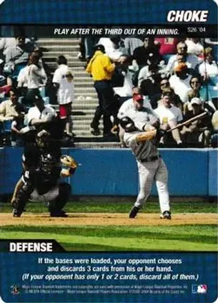 2004 MLB Showdown - Strategy #S26 - Choke - Minnesota Twins