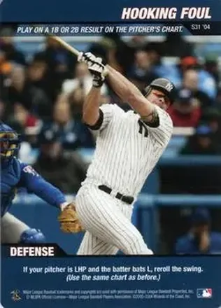 2004 MLB Showdown - Strategy #S31 - Hooking Foul - New York Yankees