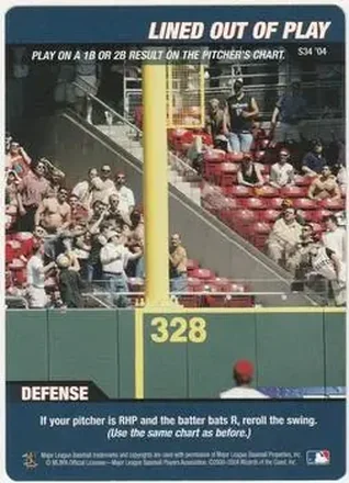 2004 MLB Showdown - Strategy #S34 - Lined Out of Play - Cincinnati Reds