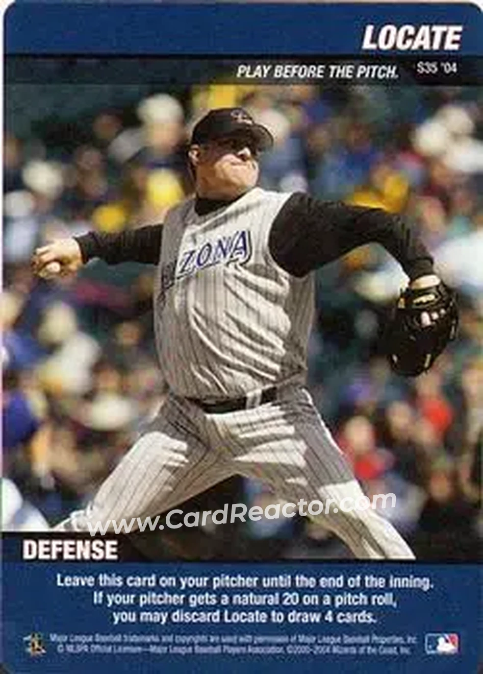 2004 MLB Showdown - Strategy #S35 - Locate - Arizona Diamondbacks - Front