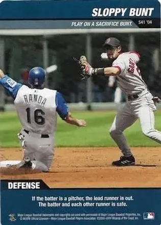 2004 MLB Showdown - Strategy #S41 - Sloppy Bunt