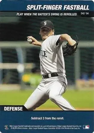 2004 MLB Showdown - Strategy #S42 - Split Finger Fastball - Seattle Mariners