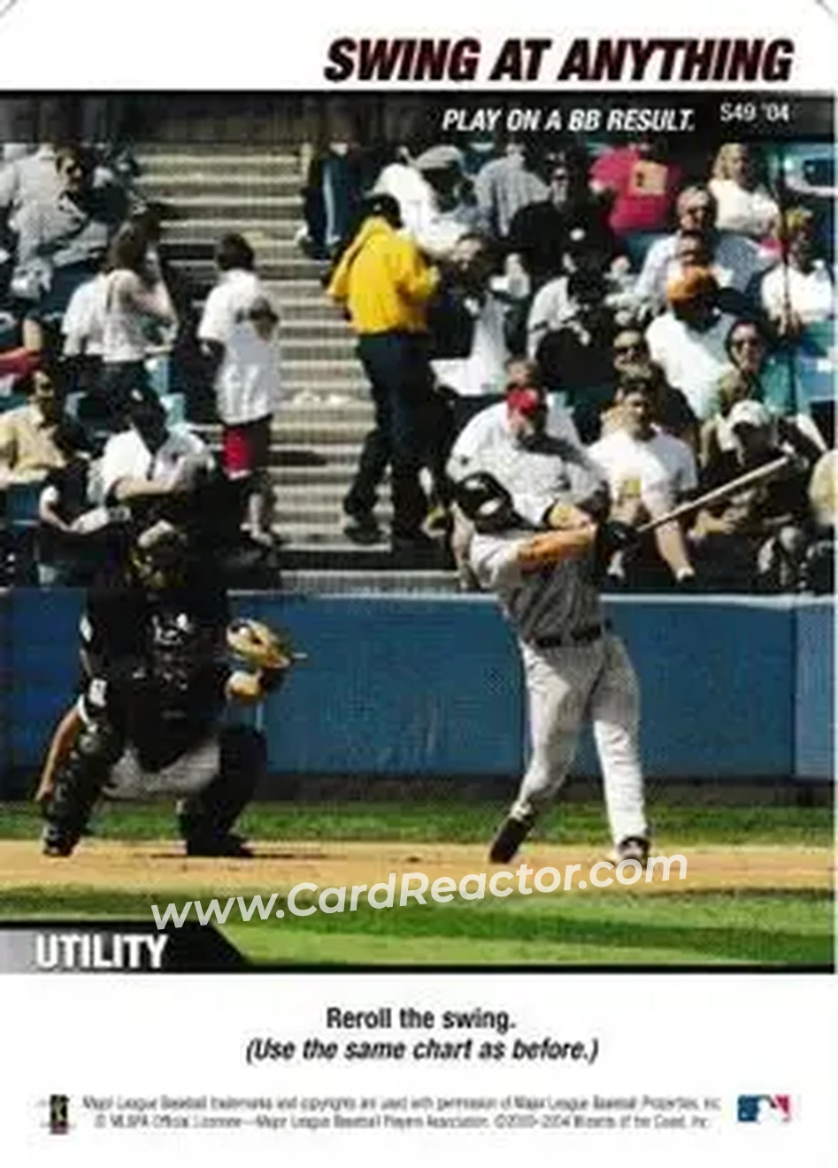 2004 MLB Showdown - Strategy #S49 - Swing at Anything - Minnesota Twins - Front