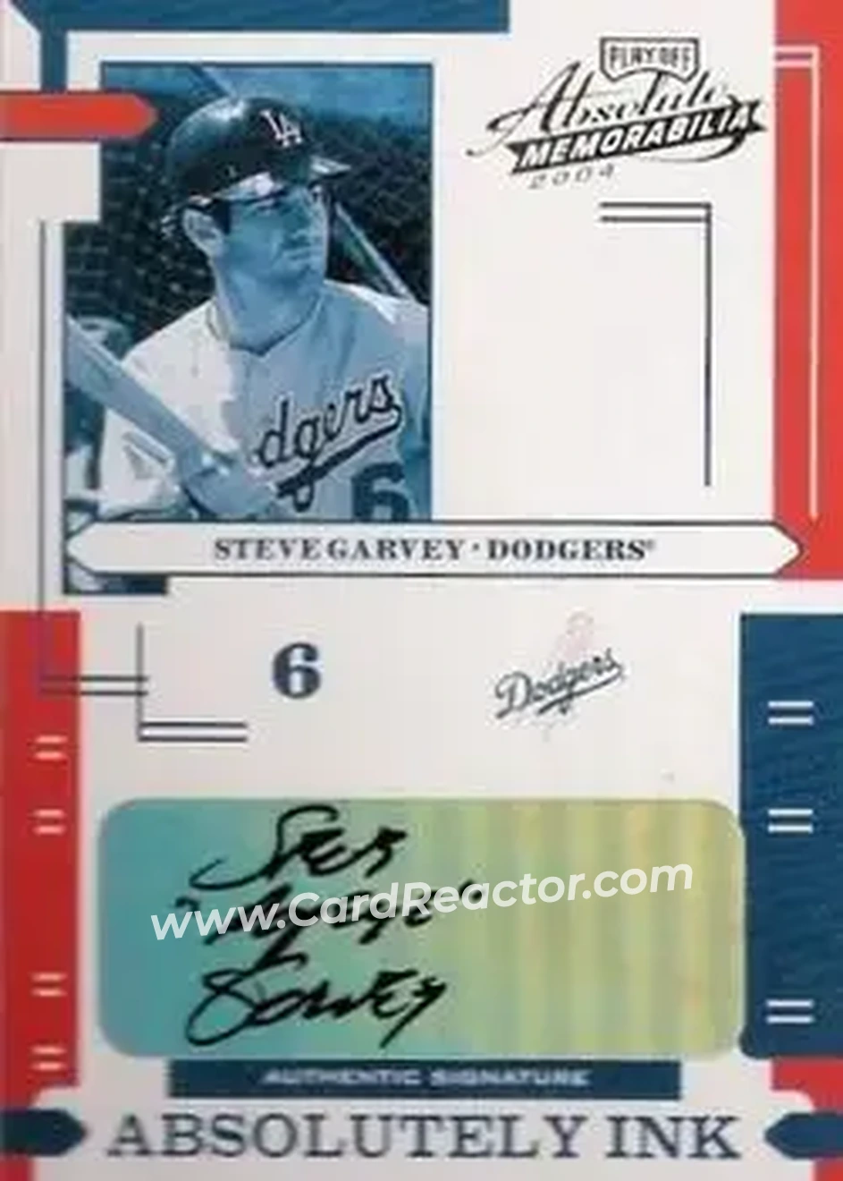 2004 Playoff Absolute Memorabilia - Absolutely Ink #AI-115 - Steve Garvey - Los Angeles Dodgers - Front
