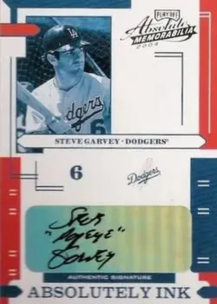 2004 Playoff Absolute Memorabilia - Absolutely Ink #AI-115 - Steve Garvey - Los Angeles Dodgers