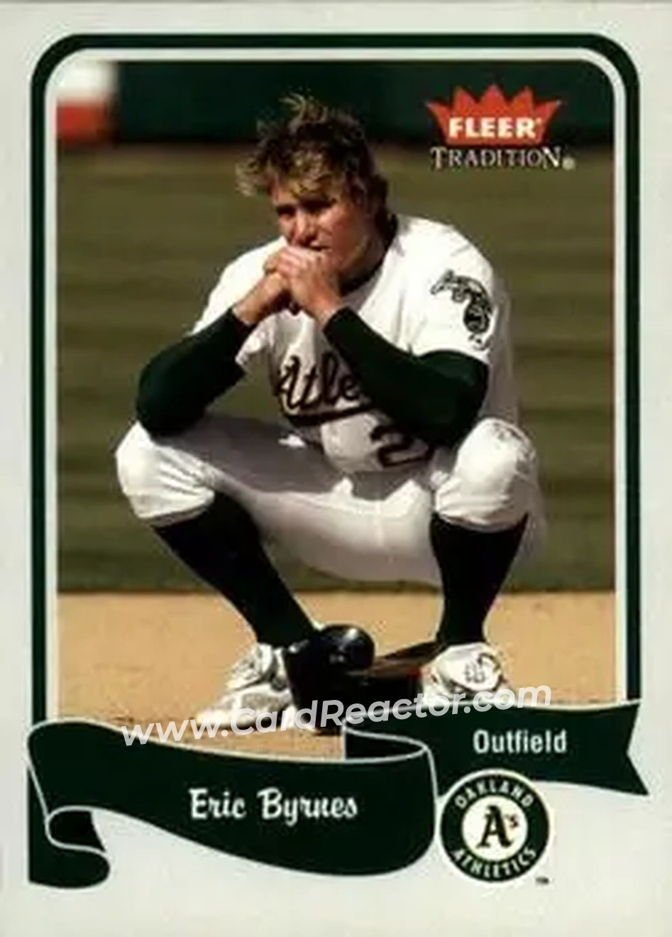 2004 Fleer Tradition #152 - Eric Byrnes - Oakland Athletics - Front 2004 Fleer Tradition #152 - Eric Byrnes - Oakland Athletics - Front