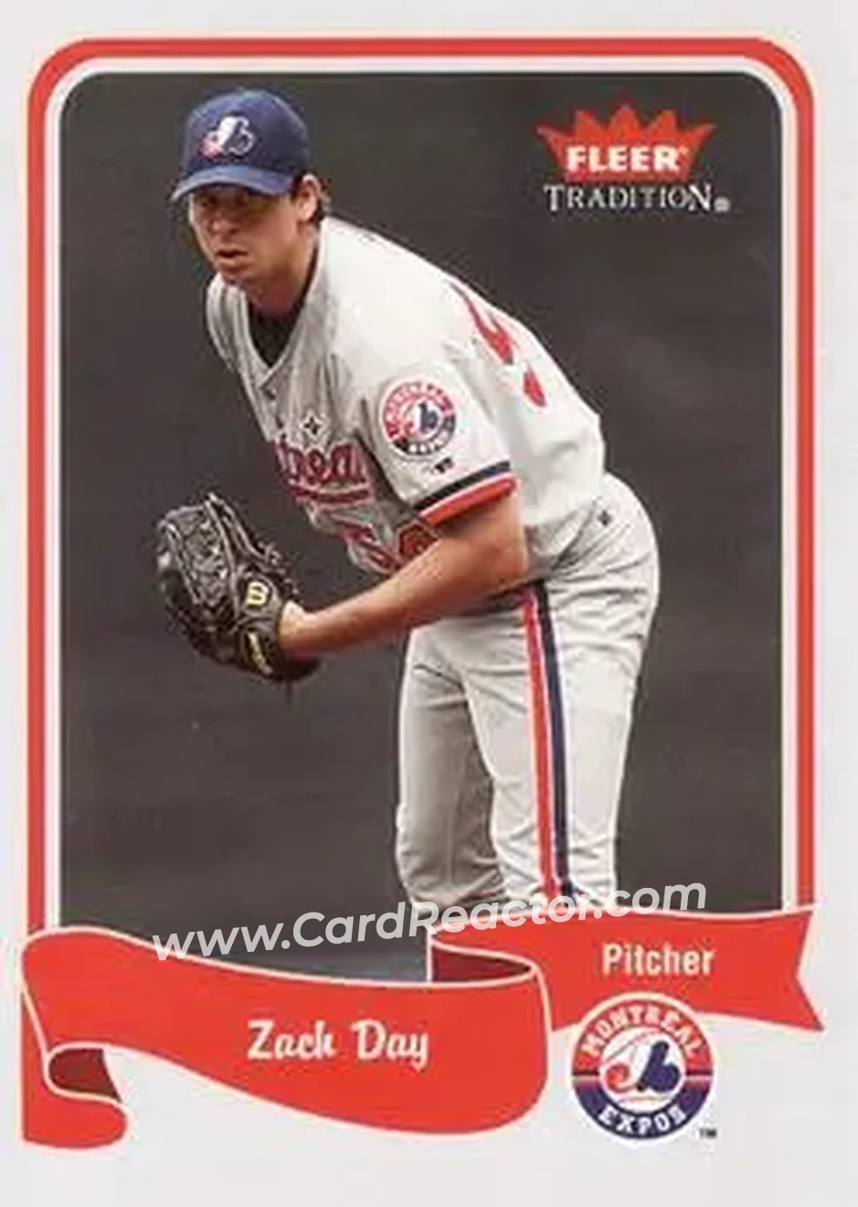 2004 Fleer Tradition #155 - Zach Day - Montreal Expos - Front
