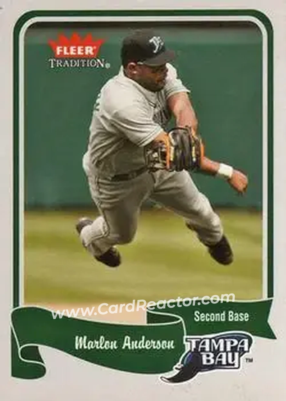2004 Fleer Tradition #156 - Marlon Anderson - Tampa Bay Devil Rays - Front 2004 Fleer Tradition #156 - Marlon Anderson - Tampa Bay Devil Rays - Front