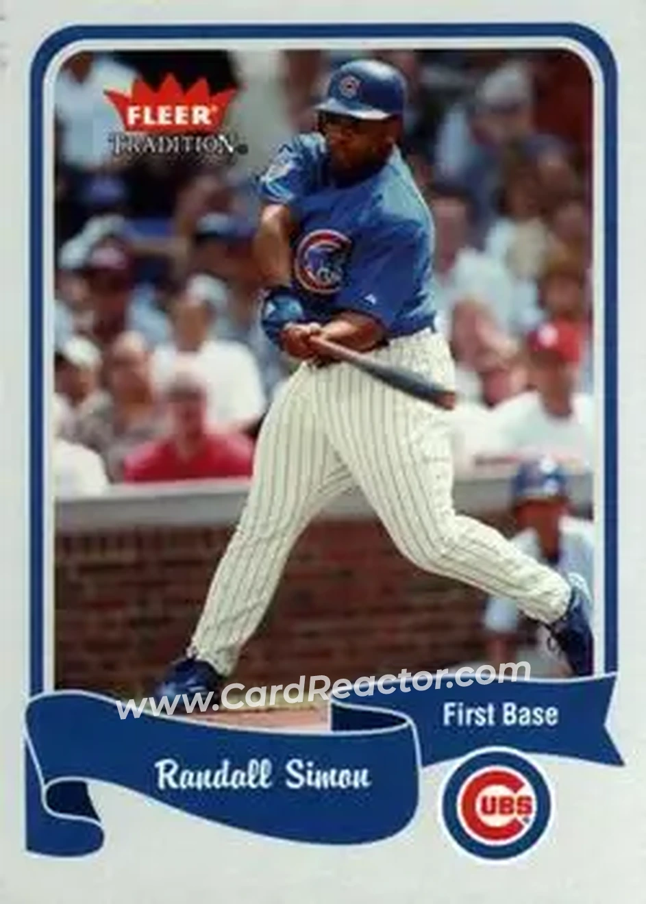 2004 Fleer Tradition #159 - Randall Simon - Chicago Cubs - Front