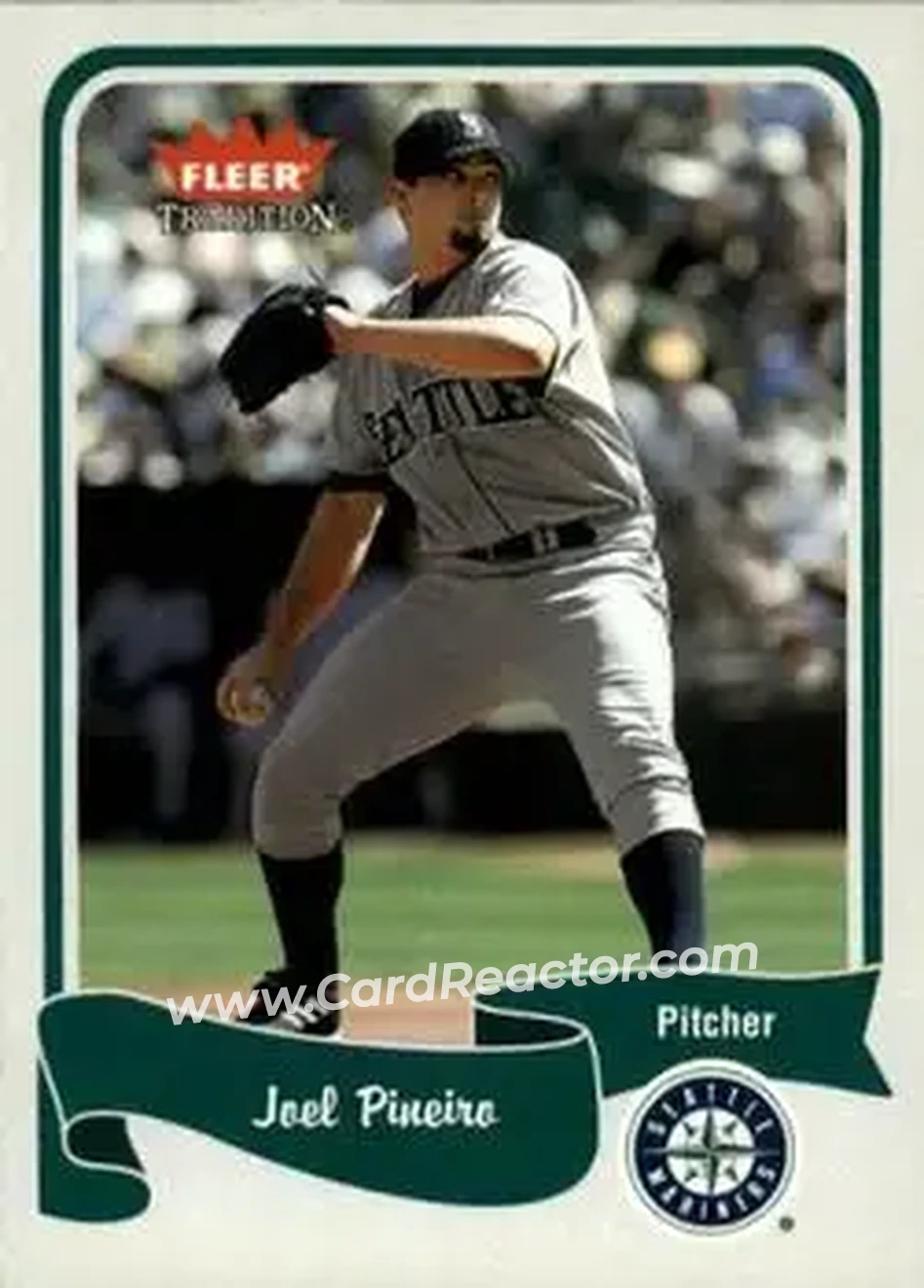 2004 Fleer Tradition #161 - Joel Pineiro - Seattle Mariners - Front 2004 Fleer Tradition #161 - Joel Pineiro - Seattle Mariners - Front