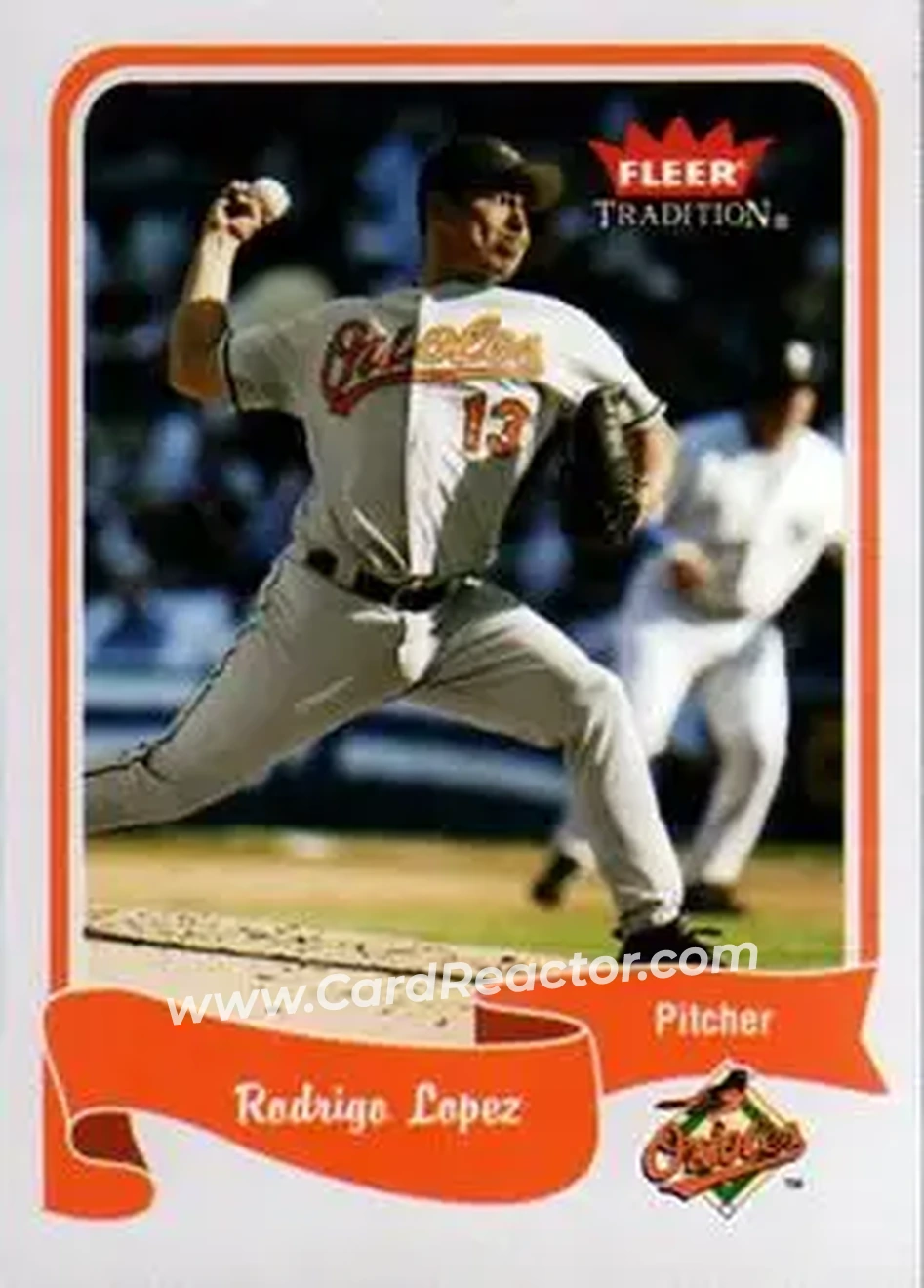 2004 Fleer Tradition #165 - Rodrigo Lopez - Baltimore Orioles - Front 2004 Fleer Tradition #165 - Rodrigo Lopez - Baltimore Orioles - Front