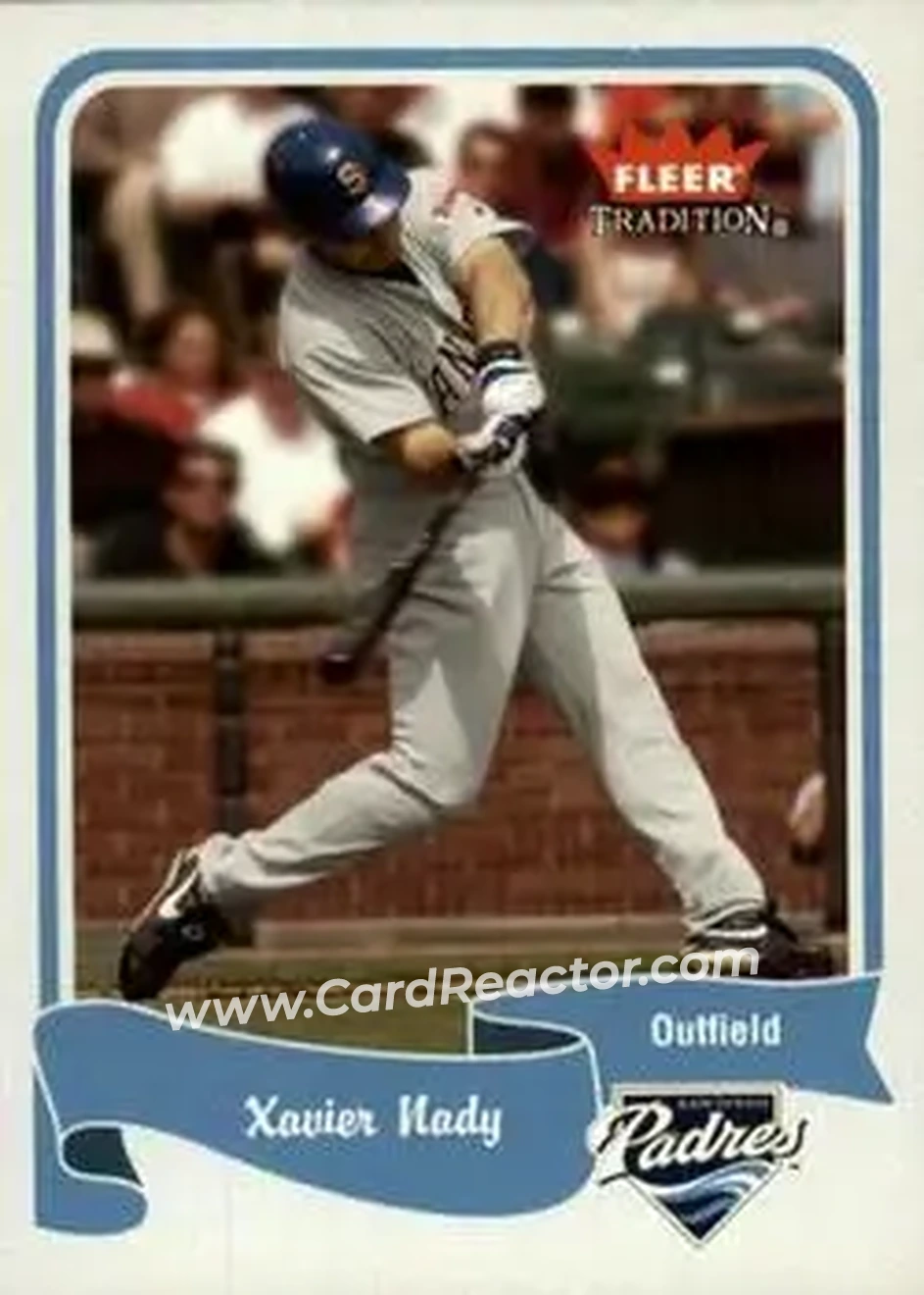 2004 Fleer Tradition #175 - Xavier Nady - San Diego Padres - Front 2004 Fleer Tradition #175 - Xavier Nady - San Diego Padres - Front