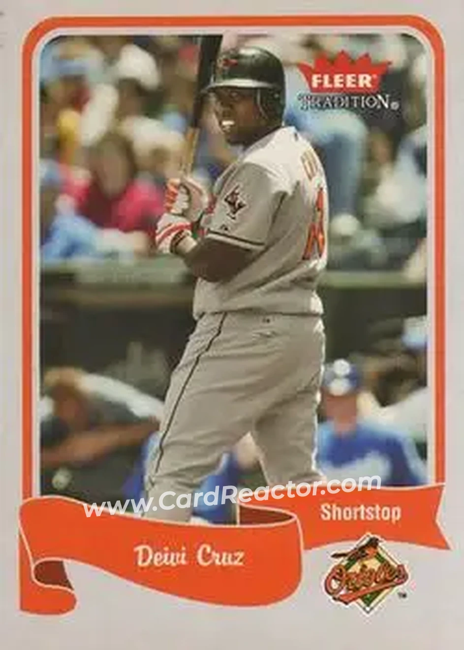 2004 Fleer Tradition #180 - Deivi Cruz - Baltimore Orioles - Front 2004 Fleer Tradition #180 - Deivi Cruz - Baltimore Orioles - Front