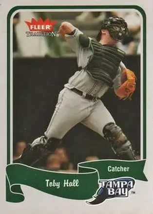 2004 Fleer Tradition #182 - Toby Hall - Tampa Bay Devil Rays