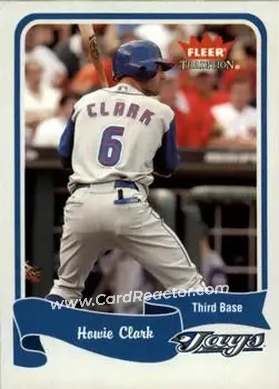 2004 Fleer Tradition #184 - Howie Clark - Toronto Blue Jays - Front
