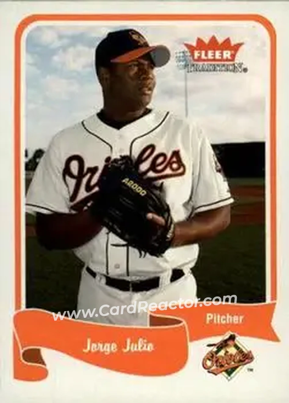 2004 Fleer Tradition #188 - Jorge Julio - Baltimore Orioles - Front 2004 Fleer Tradition #188 - Jorge Julio - Baltimore Orioles - Front