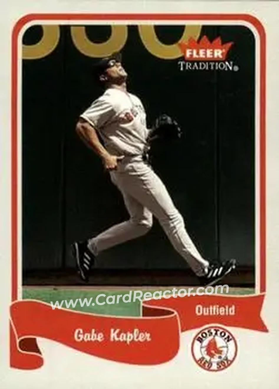 2004 Fleer Tradition #190 - Gabe Kapler - Boston Red Sox - Front 2004 Fleer Tradition #190 - Gabe Kapler - Boston Red Sox - Front