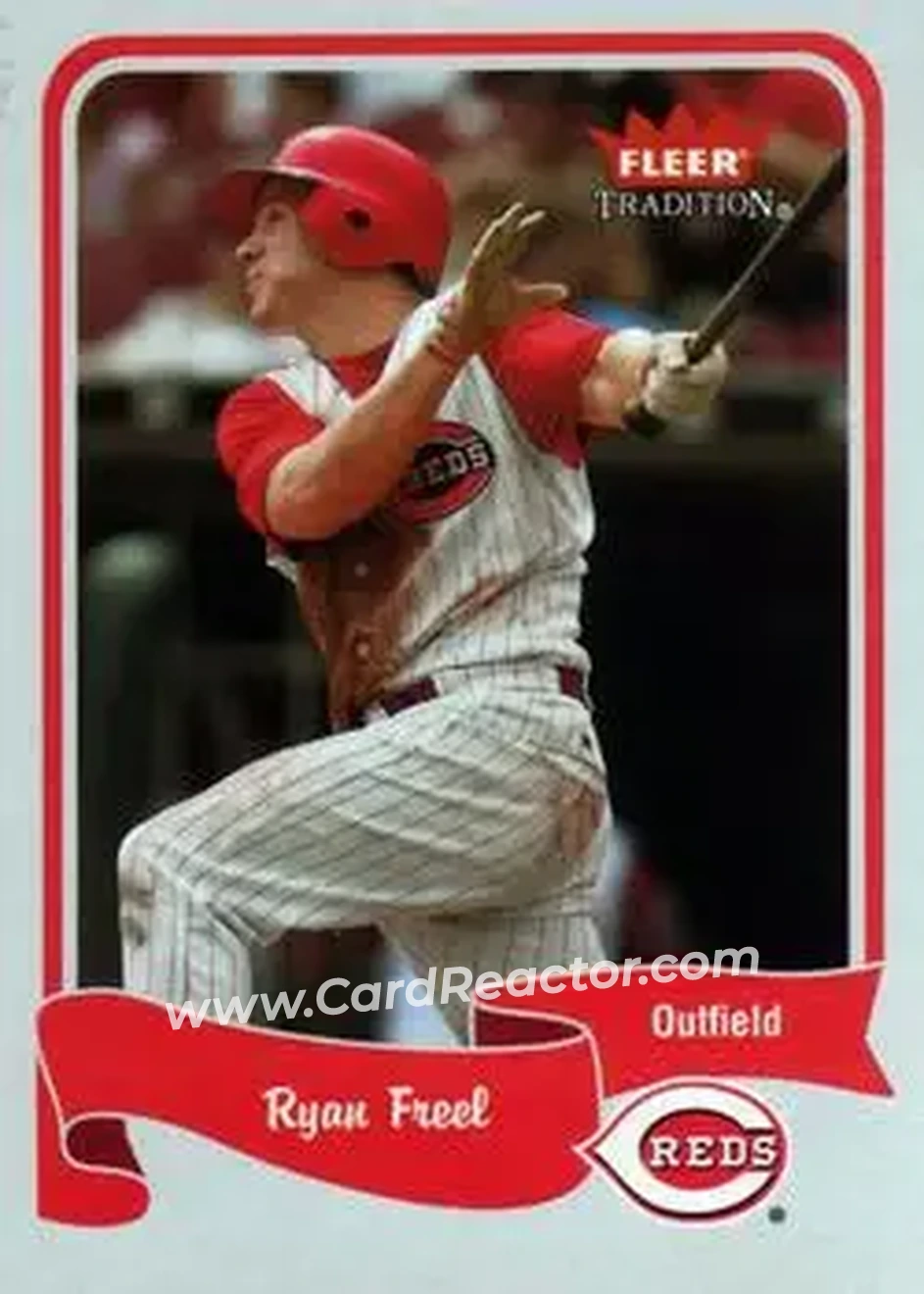 2004 Fleer Tradition #192 - Ryan Freel - Cincinnati Reds - Front 2004 Fleer Tradition #192 - Ryan Freel - Cincinnati Reds - Front