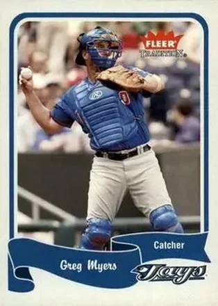 2004 Fleer Tradition #197 - Greg Myers - Toronto Blue Jays