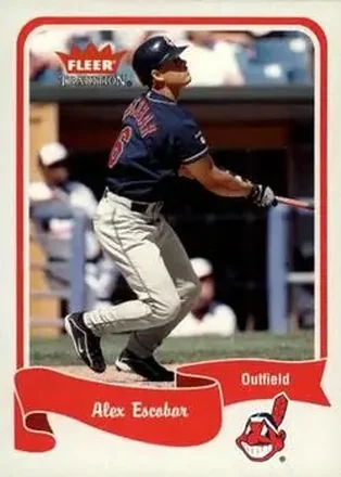 2004 Fleer Tradition #202 - Alex Escobar - Cleveland Indians