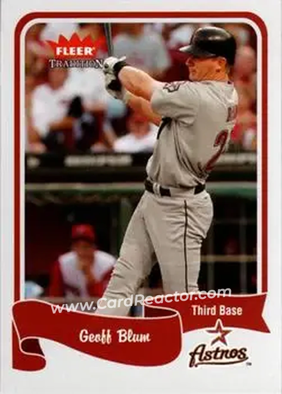 2004 Fleer Tradition #209 - Geoff Blum - Houston Astros - Front