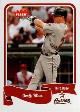 2004 Fleer Tradition #209 - Geoff Blum - Houston Astros