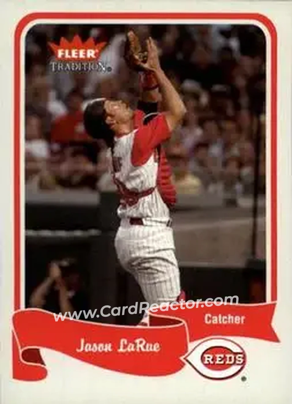 2004 Fleer Tradition #210 - Jason LaRue - Cincinnati Reds - Front 2004 Fleer Tradition #210 - Jason LaRue - Cincinnati Reds - Front