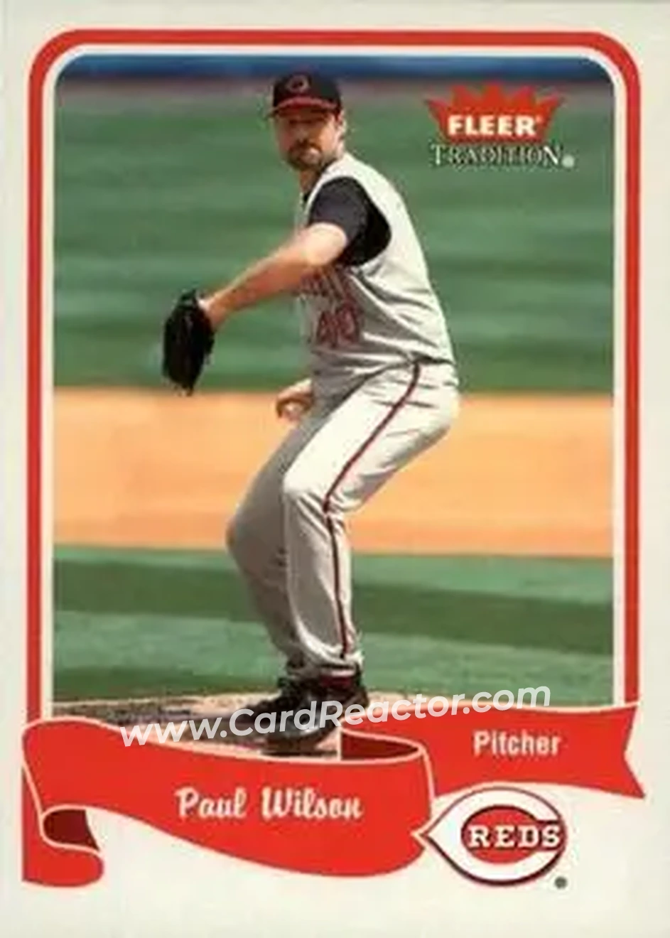 2004 Fleer Tradition #222 - Paul Wilson - Cincinnati Reds - Front