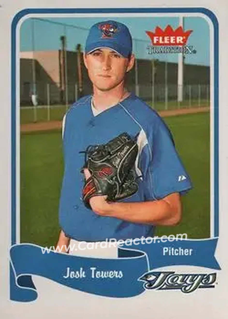 2004 Fleer Tradition #223 - Josh Towers - Toronto Blue Jays - Front