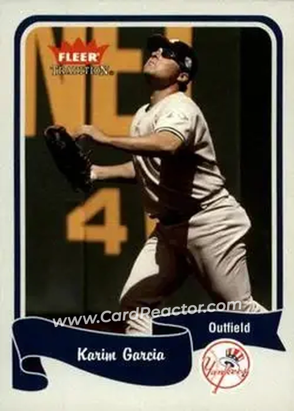 2004 Fleer Tradition #227 - Karim Garcia - New York Yankees - Front