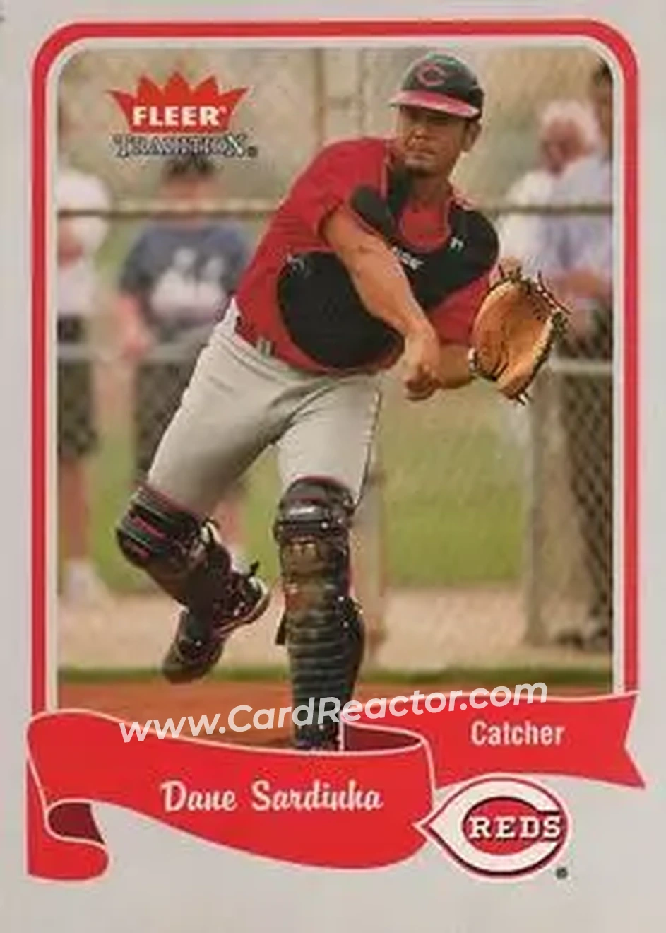 2004 Fleer Tradition #229 - Dane Sardinha - Cincinnati Reds - Front