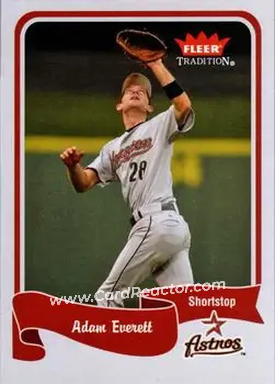 2004 Fleer Tradition #233 - Adam Everett - Houston Astros - Front
