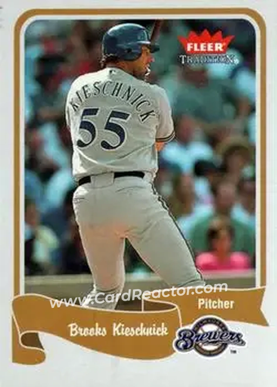 2004 Fleer Tradition #234 - Brooks Kieschnick - Milwaukee Brewers - Front 2004 Fleer Tradition #234 - Brooks Kieschnick - Milwaukee Brewers - Front