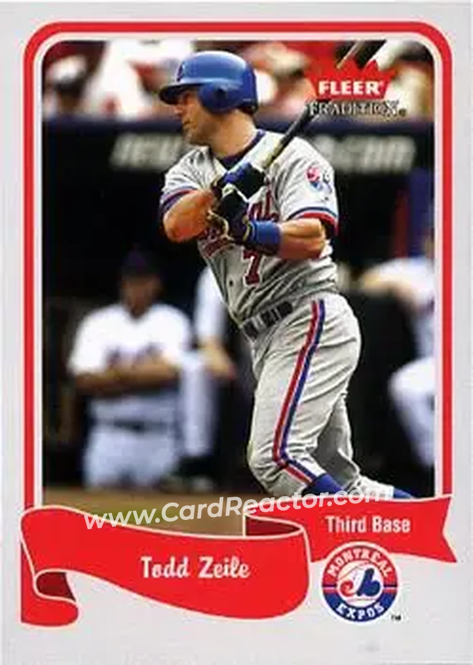 2004 Fleer Tradition #237 - Todd Zeile - Montreal Expos - Front
