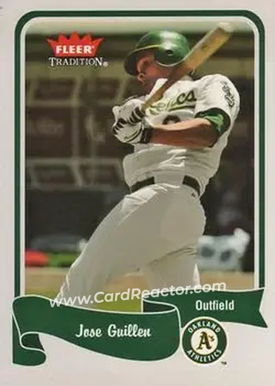 2004 Fleer Tradition #250 - Jose Guillen - Oakland Athletics - Front