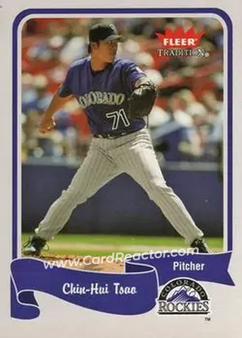 2004 Fleer Tradition #251 - Chin-Hui Tsao - Colorado Rockies - Front