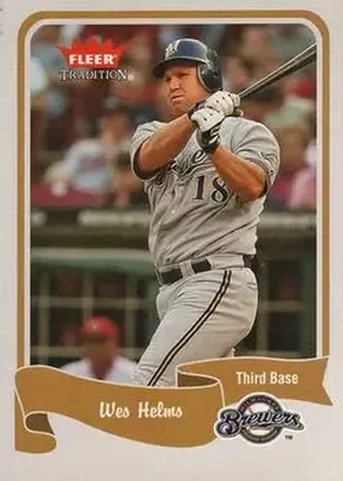 2004 Fleer Tradition #261 - Wes Helms - Milwaukee Brewers