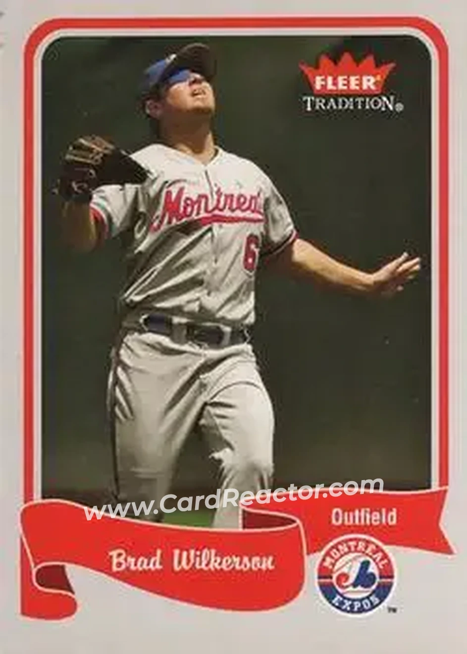 2004 Fleer Tradition #267 - Brad Wilkerson - Montreal Expos - Front