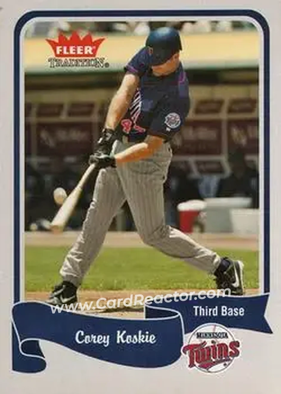 2004 Fleer Tradition #268 - Corey Koskie - Minnesota Twins - Front