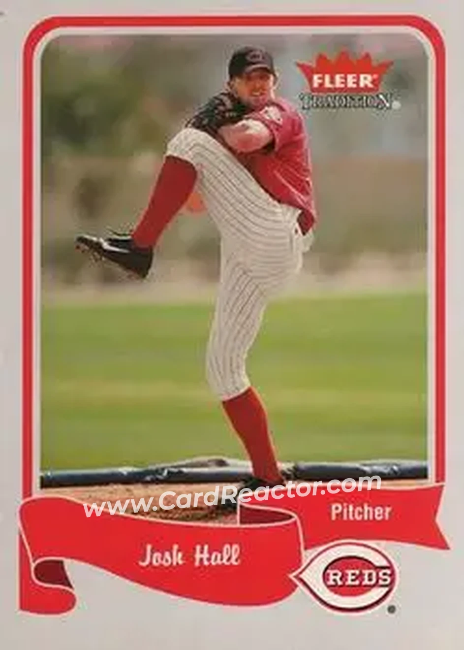 2004 Fleer Tradition #269 - Josh Hall - Cincinnati Reds - Front 2004 Fleer Tradition #269 - Josh Hall - Cincinnati Reds - Front