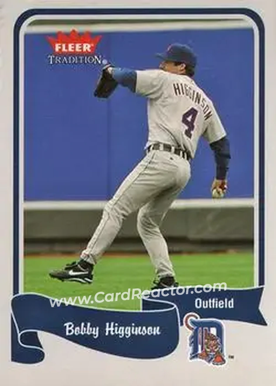 2004 Fleer Tradition #270 - Bobby Higginson - Detroit Tigers - Front 2004 Fleer Tradition #270 - Bobby Higginson - Detroit Tigers - Front