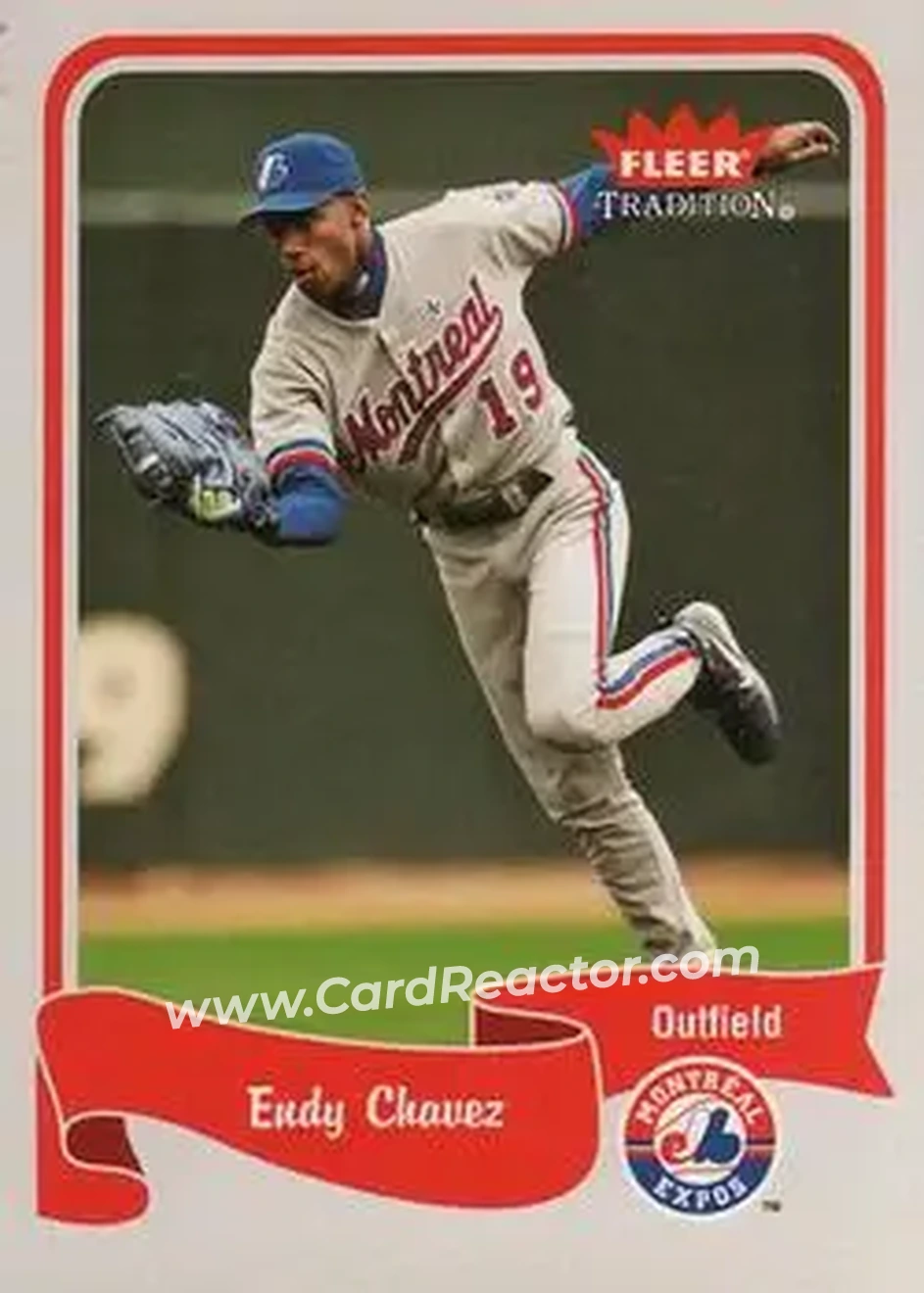 2004 Fleer Tradition #276 - Endy Chavez - Montreal Expos - Front 2004 Fleer Tradition #276 - Endy Chavez - Montreal Expos - Front