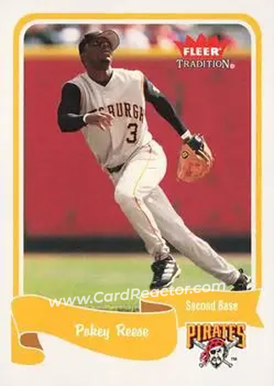 2004 Fleer Tradition #281 - Calvin Reese - Pittsburgh Pirates - Front