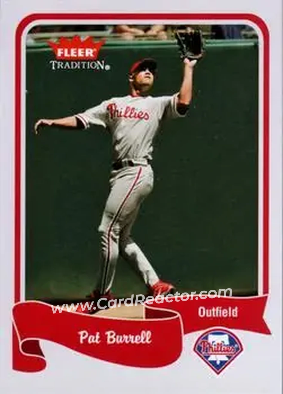 2004 Fleer Tradition #285 - Pat Burrell - Philadelphia Phillies - Front 2004 Fleer Tradition #285 - Pat Burrell - Philadelphia Phillies - Front