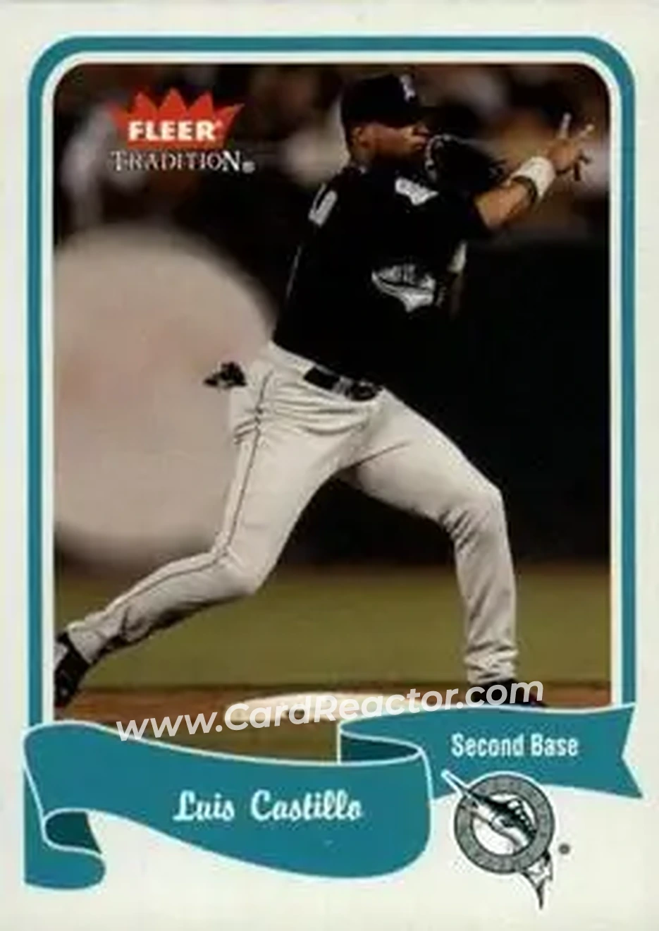 2004 Fleer Tradition #286 - Luis Castillo - Florida Marlins - Front 2004 Fleer Tradition #286 - Luis Castillo - Florida Marlins - Front